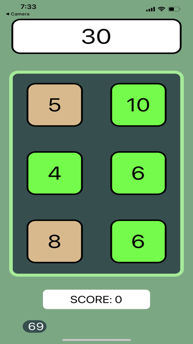 Captura de Tela do Jogo Math Hunt (Sum)