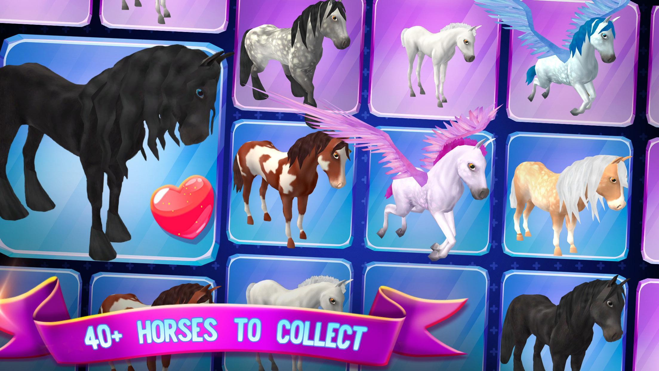 Horse Paradise: My Dream Ranch Game Screenshot