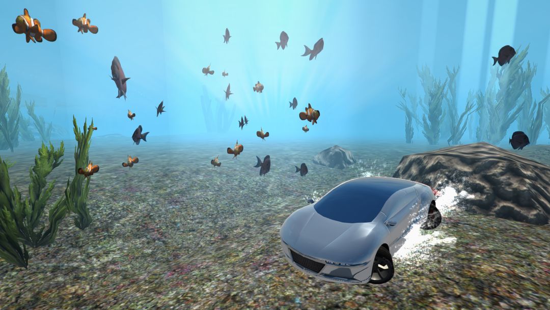 Flying Submarine Car Simulator screenshot game