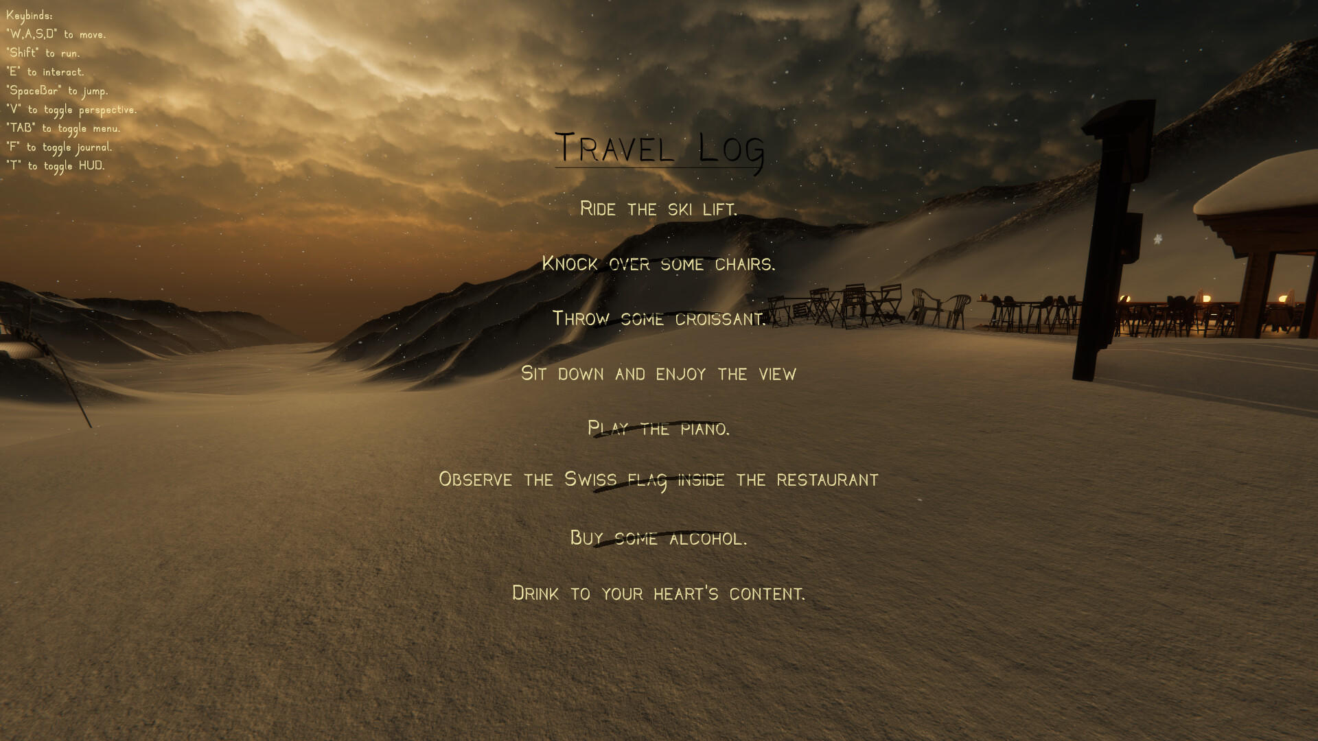 The Alpine Express Game Screenshot
