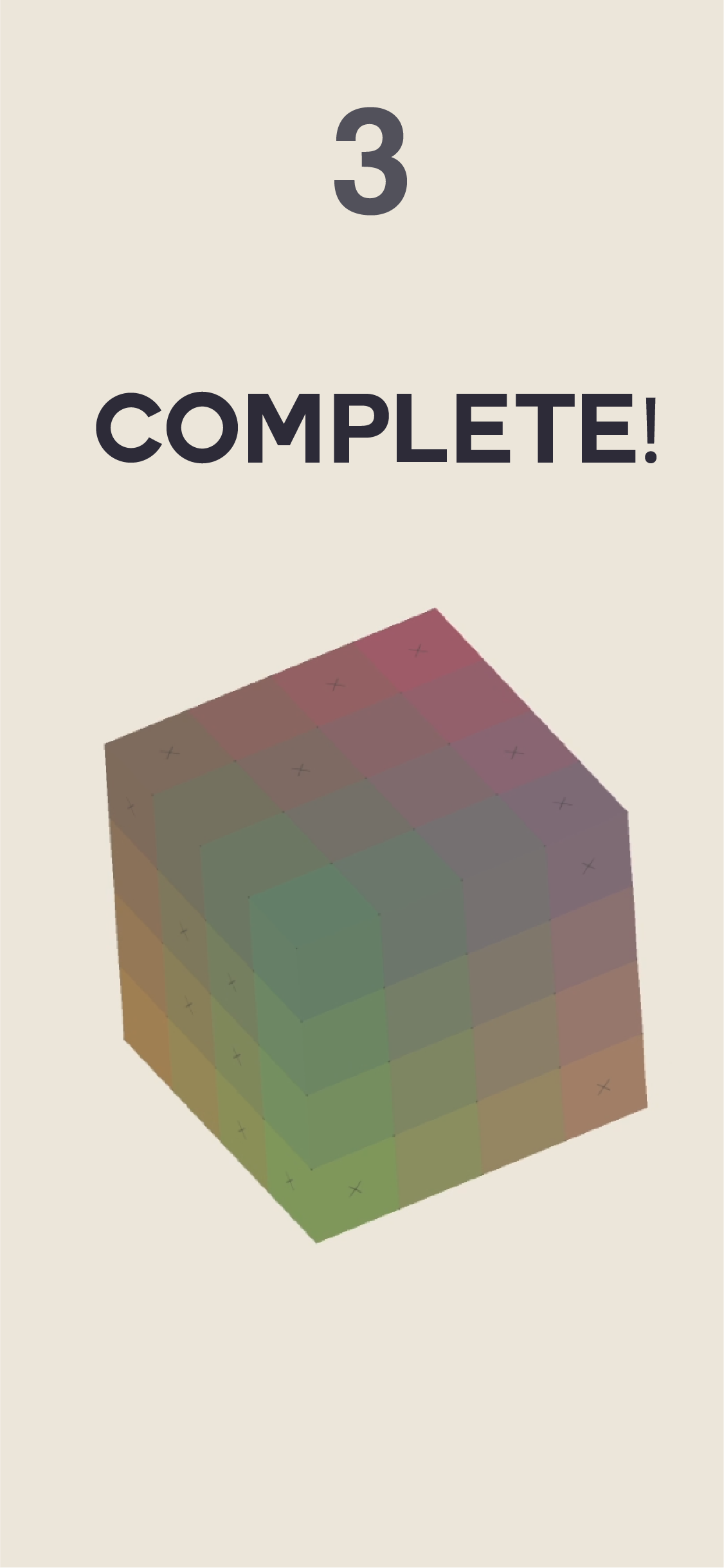 Hue Cube screenshot game