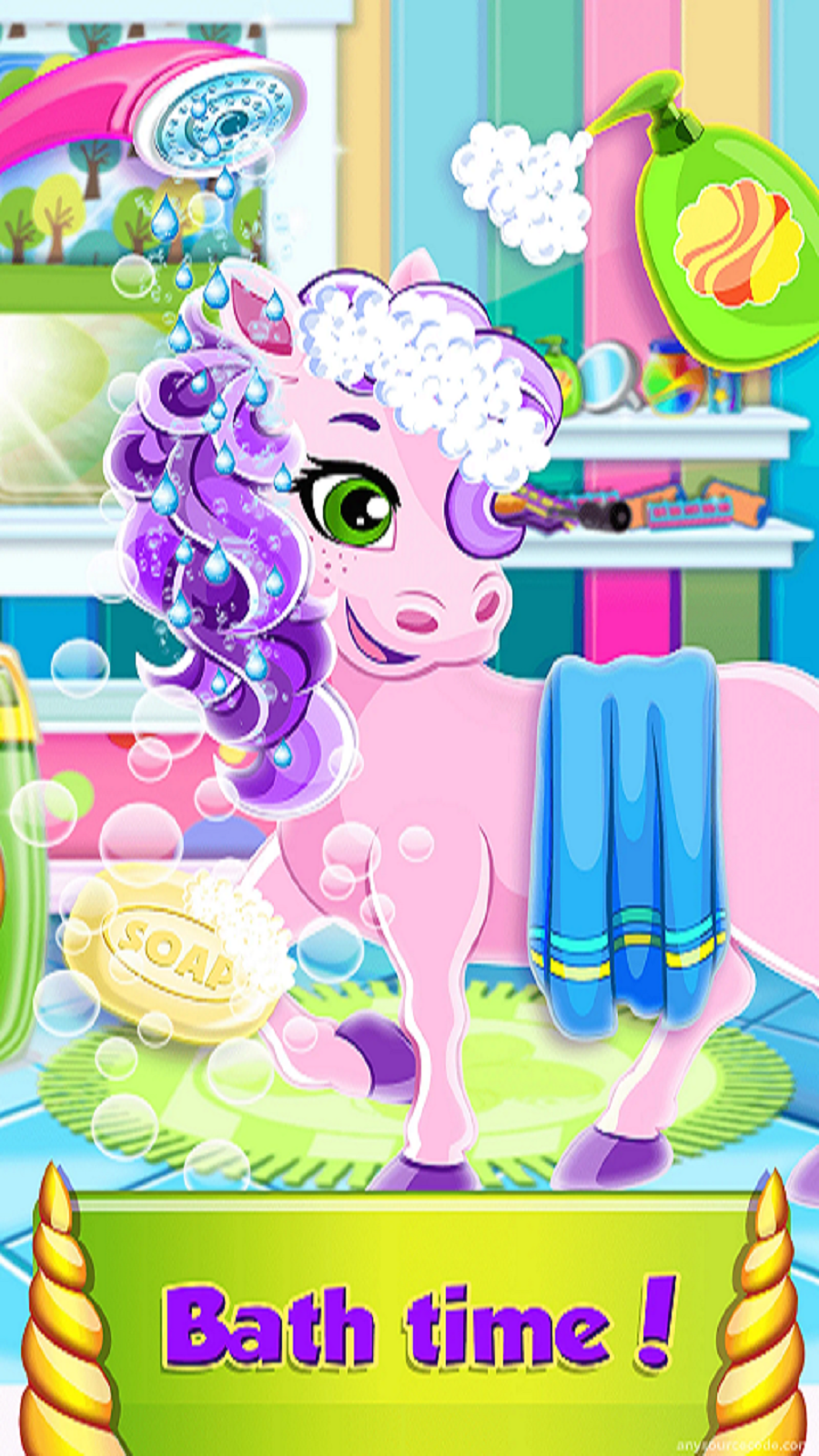 Captura de Tela do Jogo Pet Salon - Pony Care Games