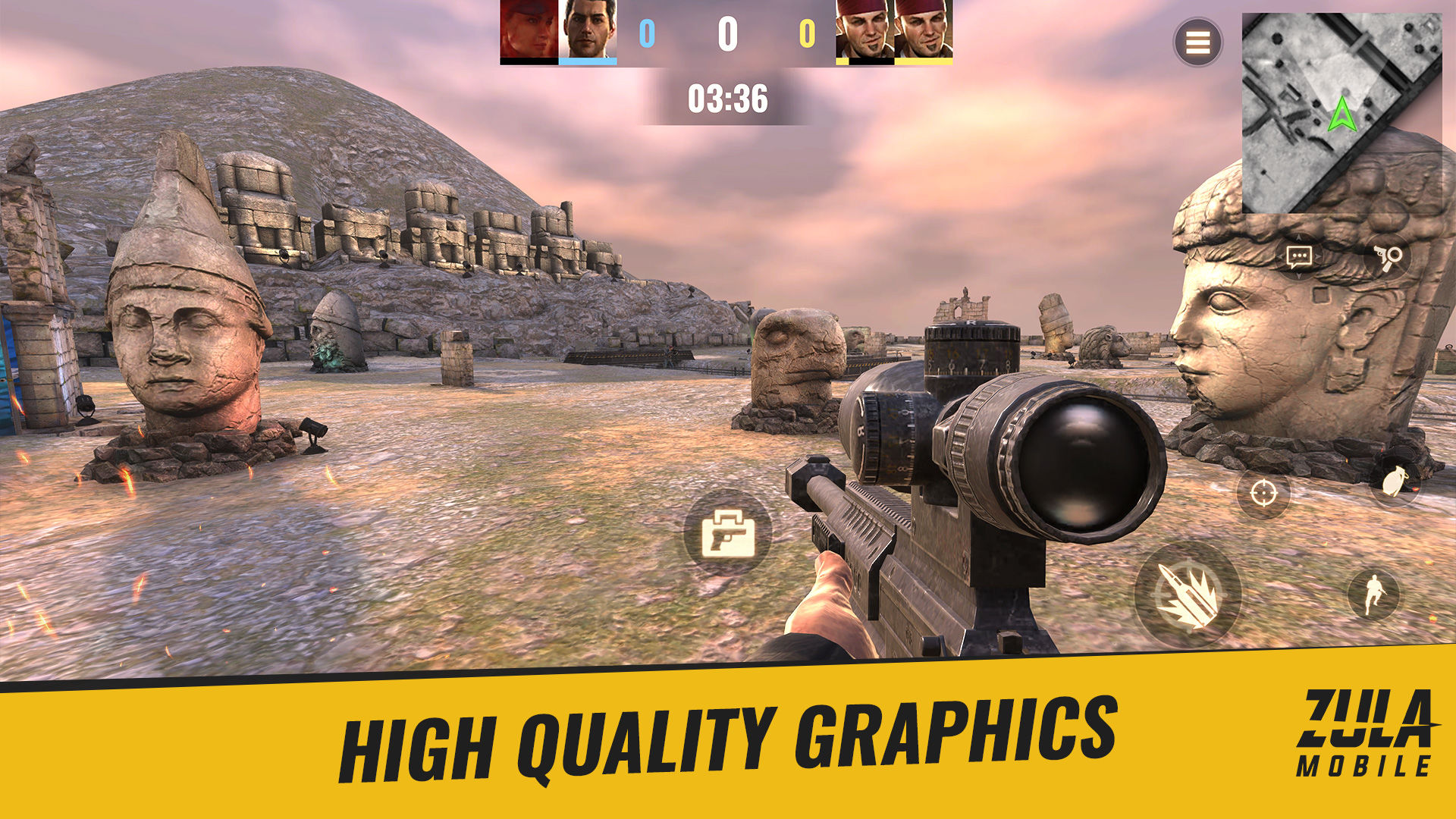 Screenshot of Zula Mobile: 3D Online FPS