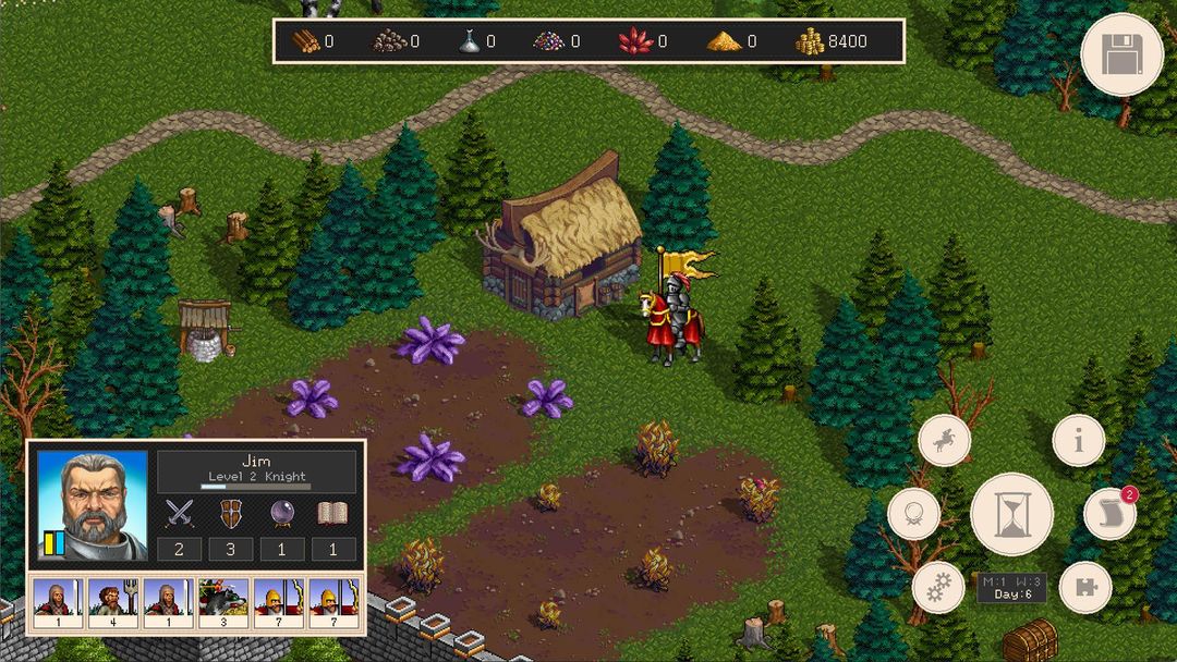 Royal Bounty HD 게임 스크린 샷