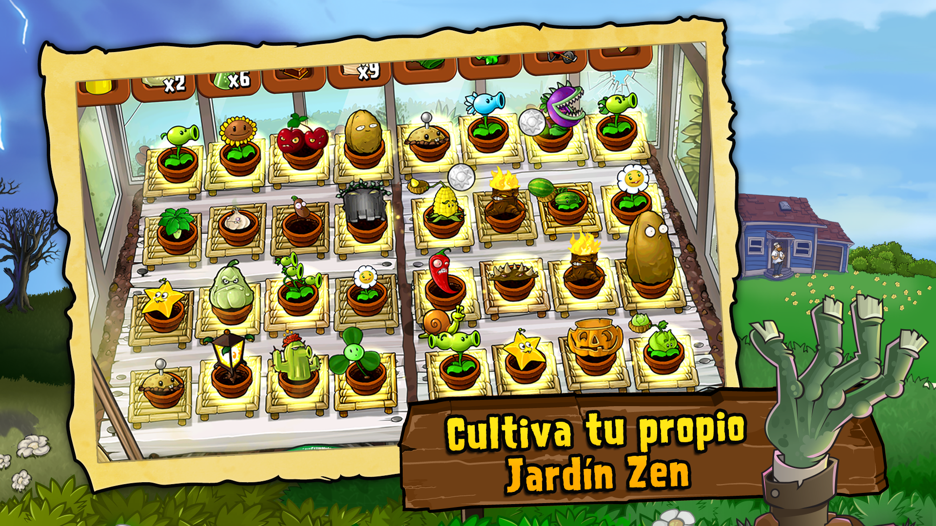 Captura de Pantalla del Juego Plants vs. Zombies™