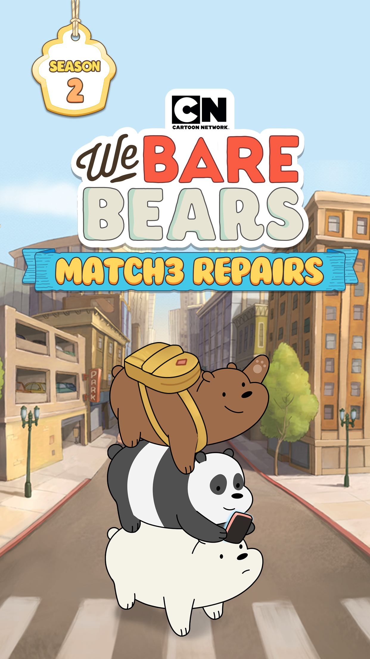 Captura de Tela do Jogo We Bare Bears Match3 Repairs