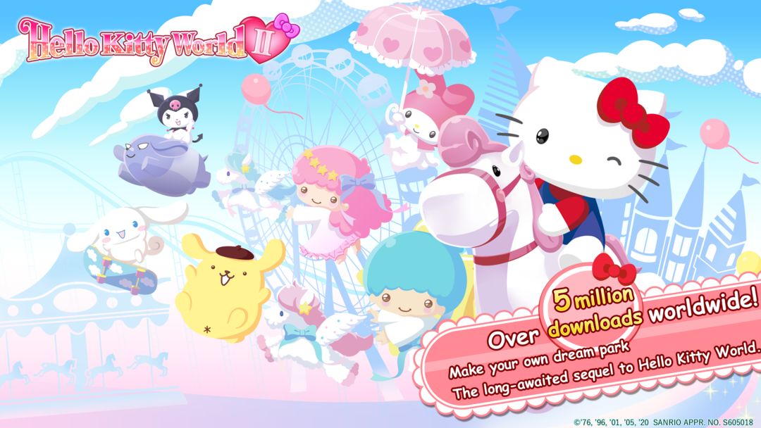 HelloKittyWorld2 Sanrio Kawaii ภาพหน้าจอเกม