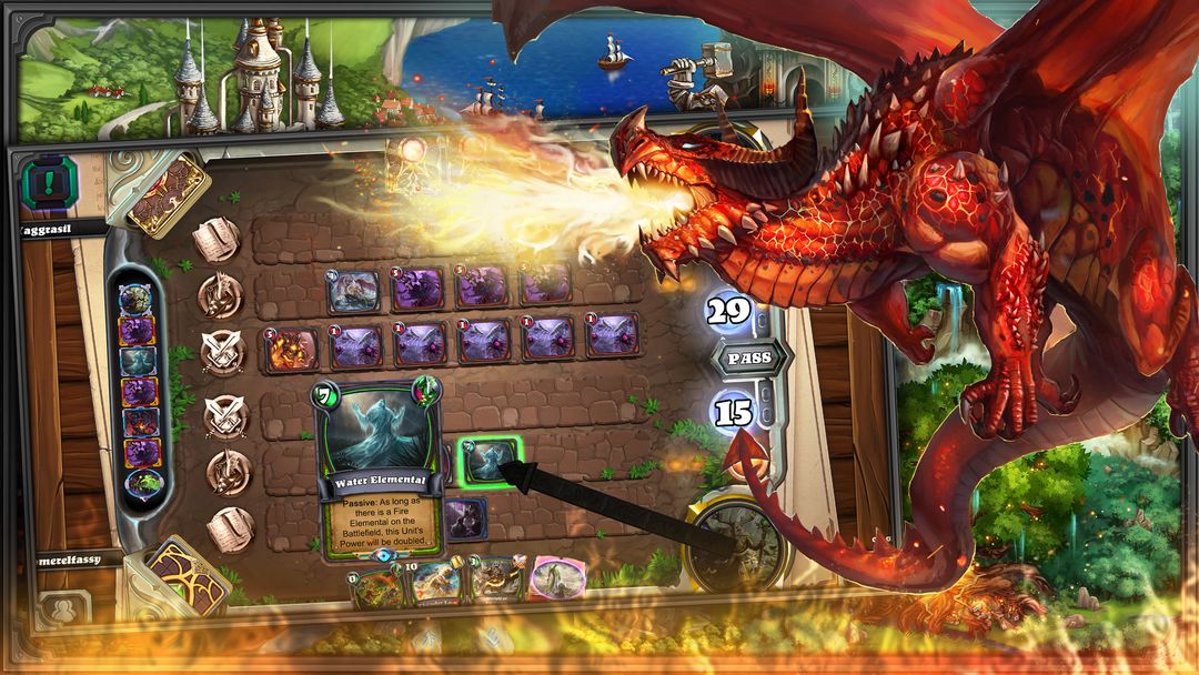 Runewards: Strategy Digital Card Game ภาพหน้าจอเกม