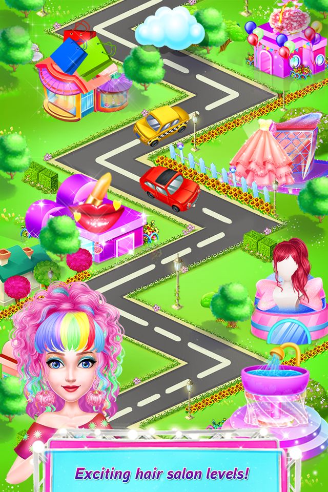 Screenshot of Fashion Hair Salon Casual Game
