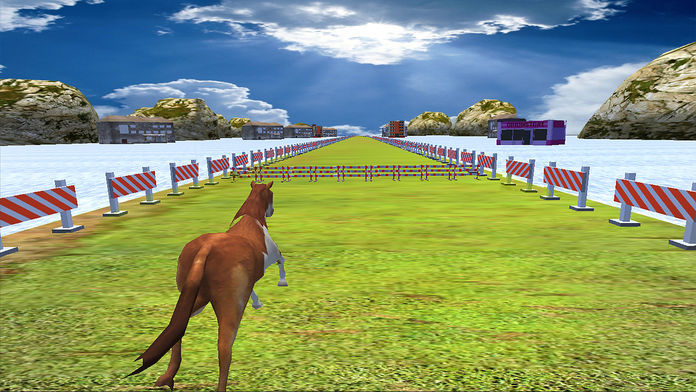 VR 野生 德比 骑马 - 马 种族 wild derby riding - horse race 게임 스크린 샷