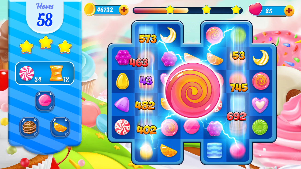 Screenshot 2 of Candy Rush Bubble Shooter Game 1.0