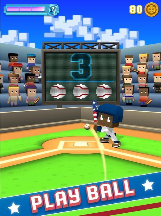 Скриншот игры Blocky Baseball