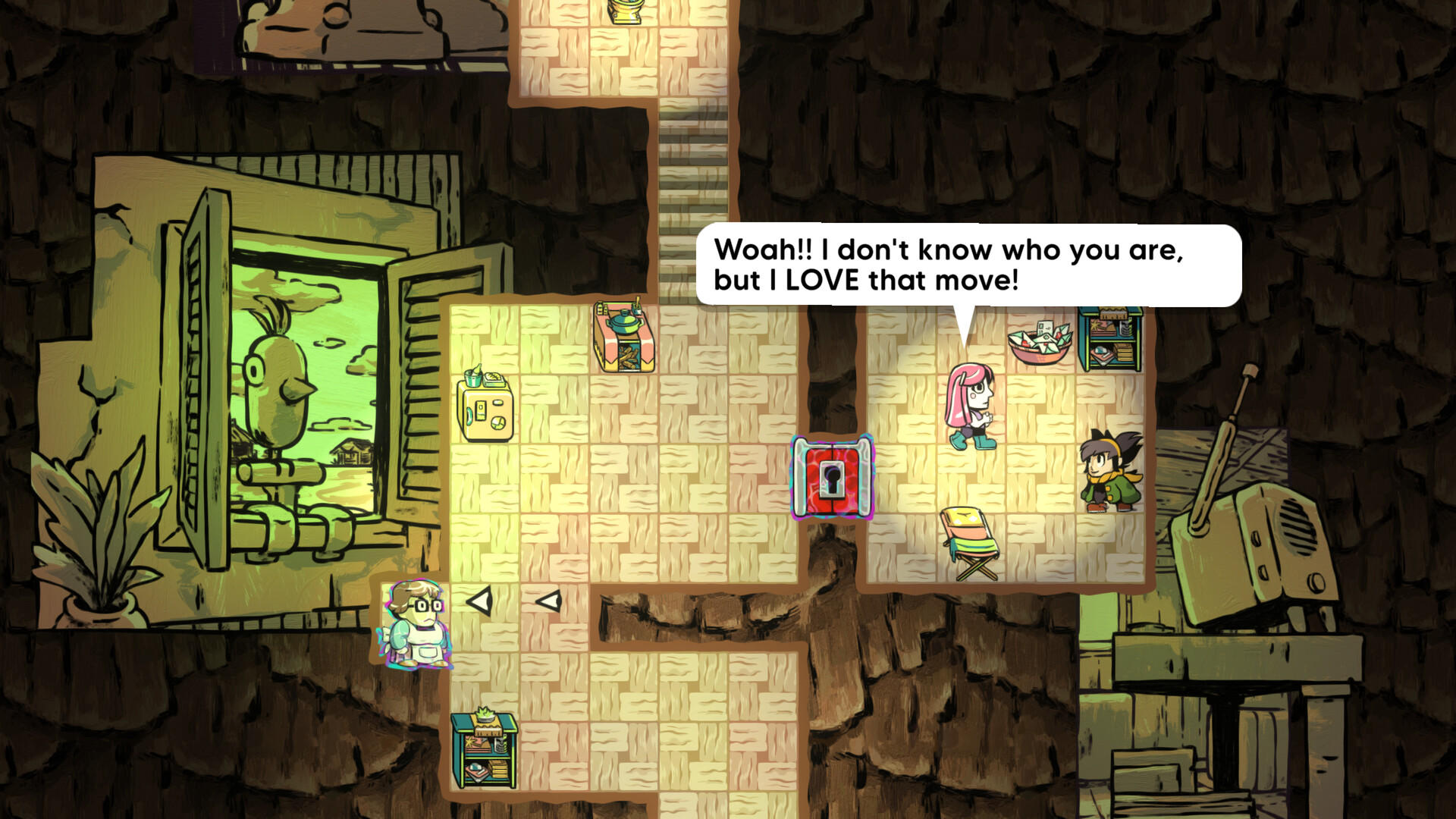 Arranger: A Role-Puzzling Adventure Game Screenshot