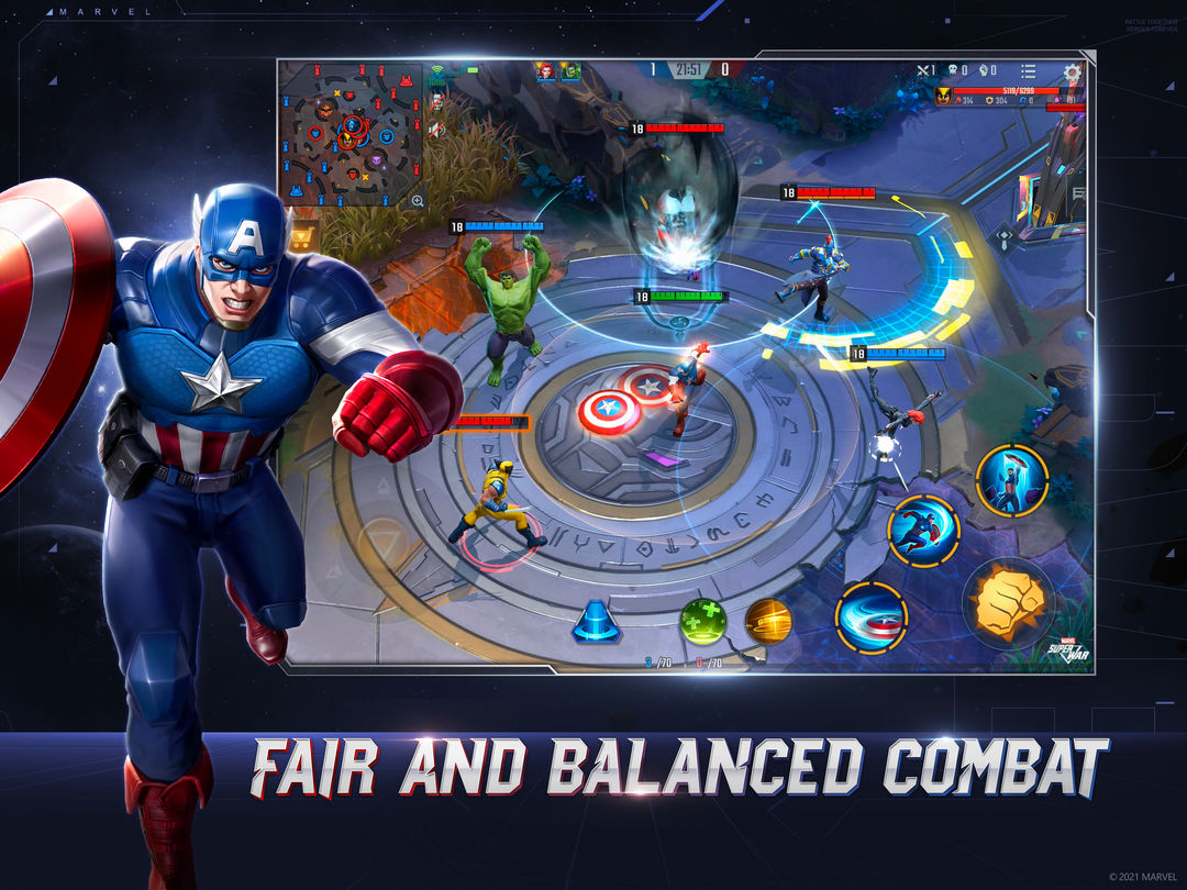 Screenshot of MARVEL Super War