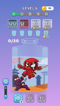 Sand Bottle Art Game Screenshot