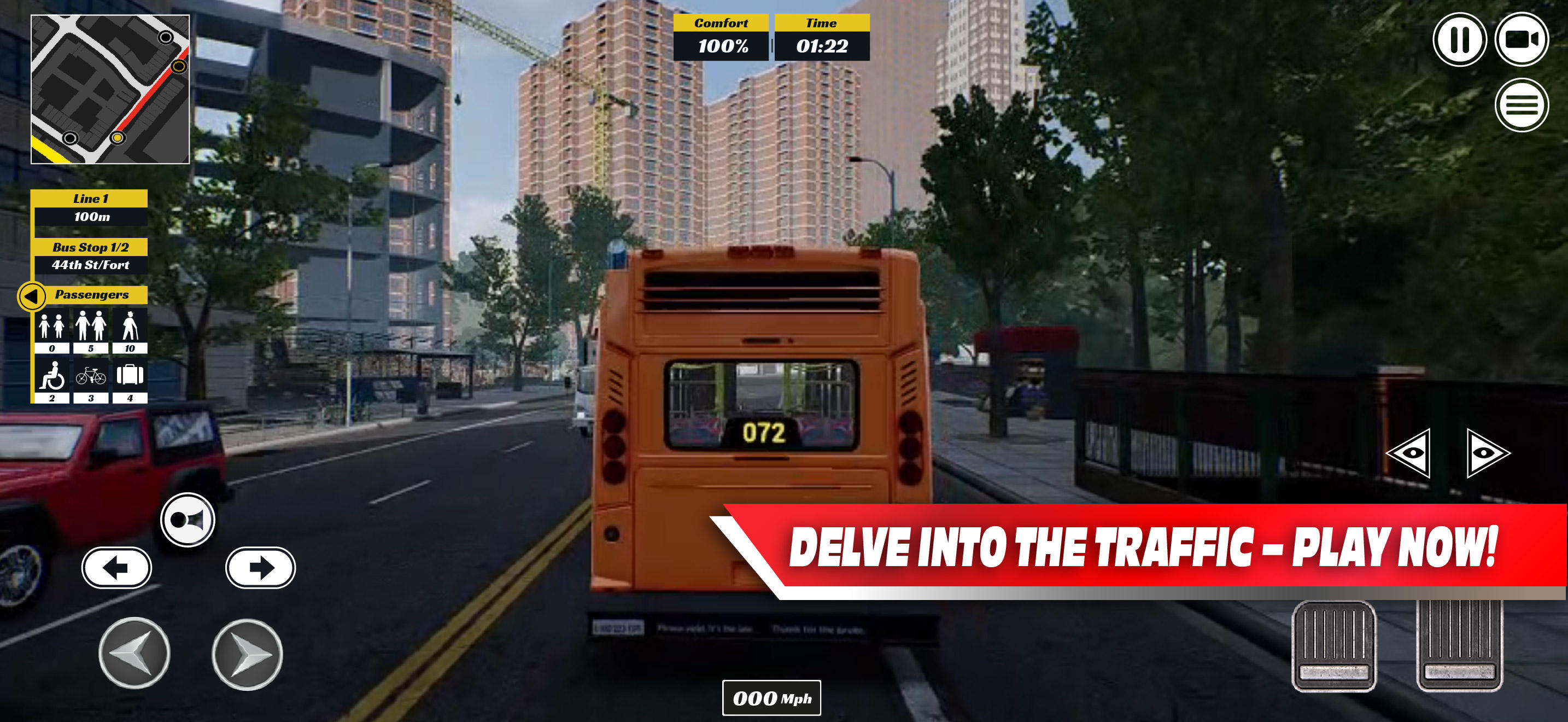 BUS Simulator PRO Urban Rivals Game Screenshot
