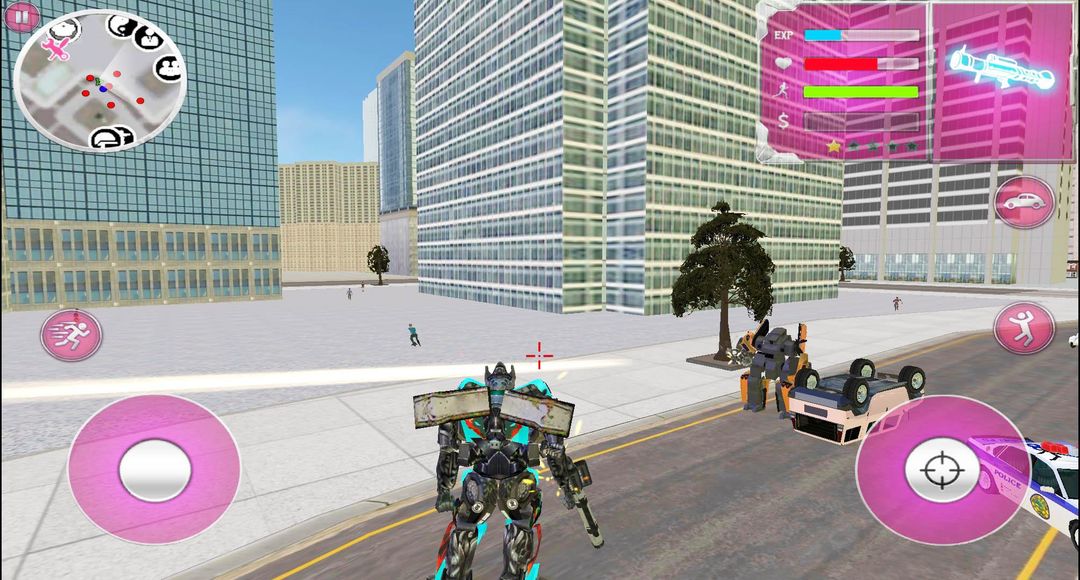 Super Truck Transform Supercar futuristik screenshot game