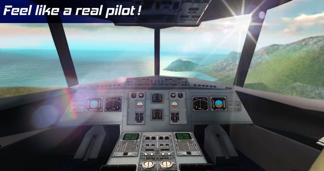 Real Pilot Flight Simulator 3D ภาพหน้าจอเกม