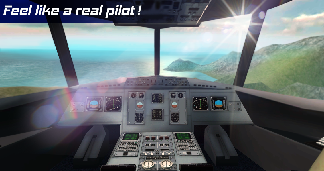 Real Pilot Flight Simulator 3D 게임 스크린샷