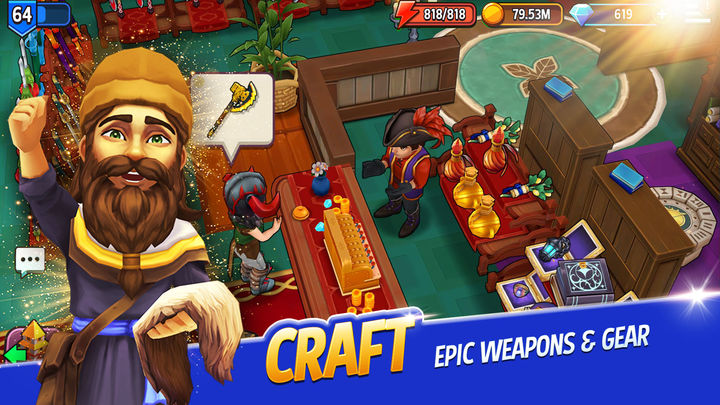 Screenshot 1 of Shop Titans: RPG Idle Tycoon 16.0.0