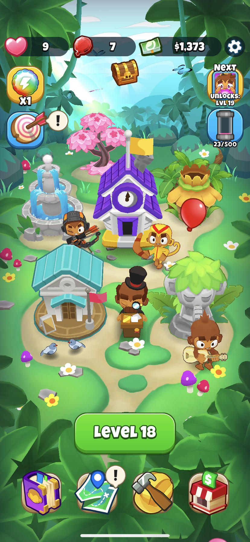 Bloons Pop! Game Screenshot