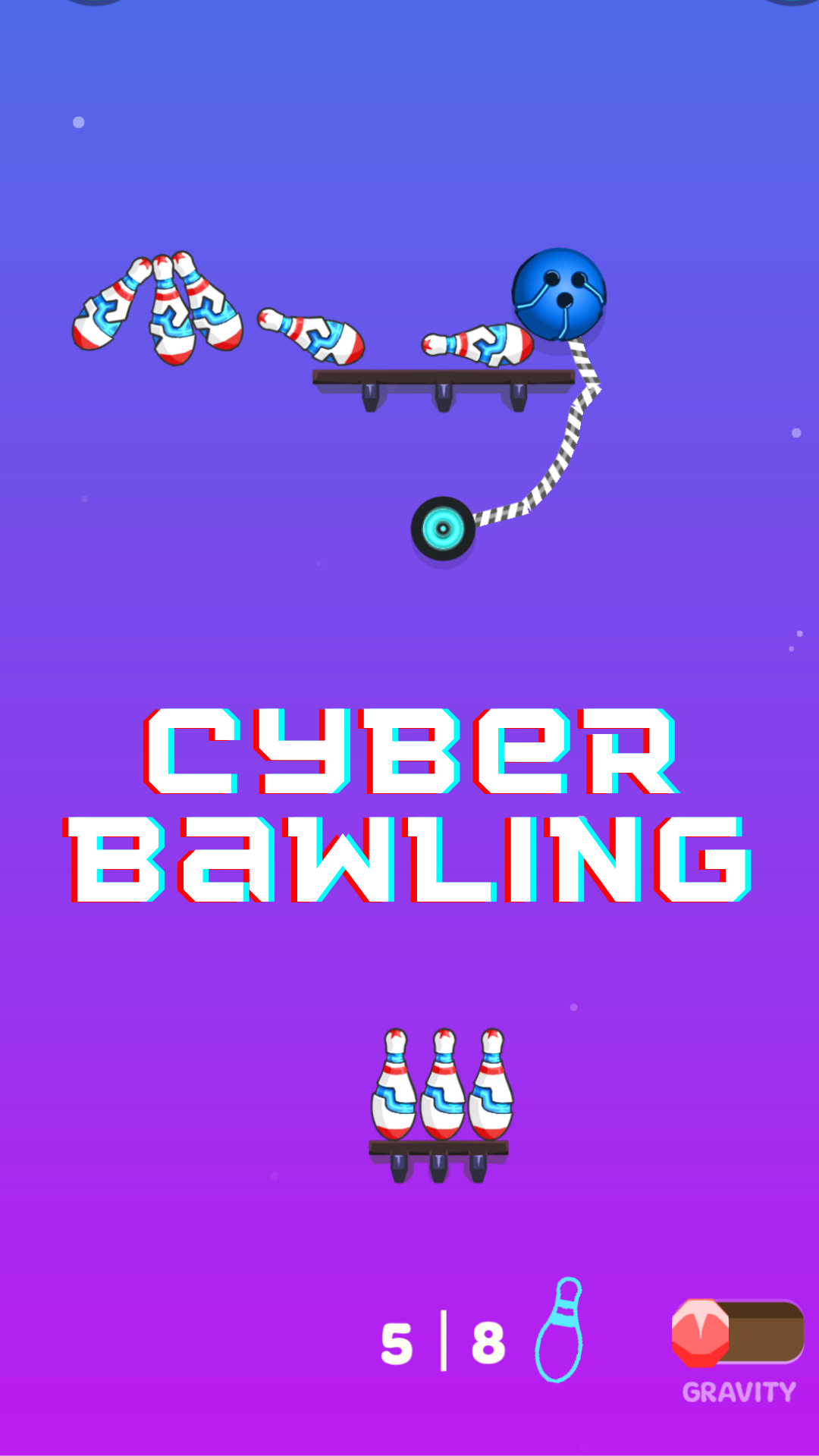 Скриншот игры Cyber bawling