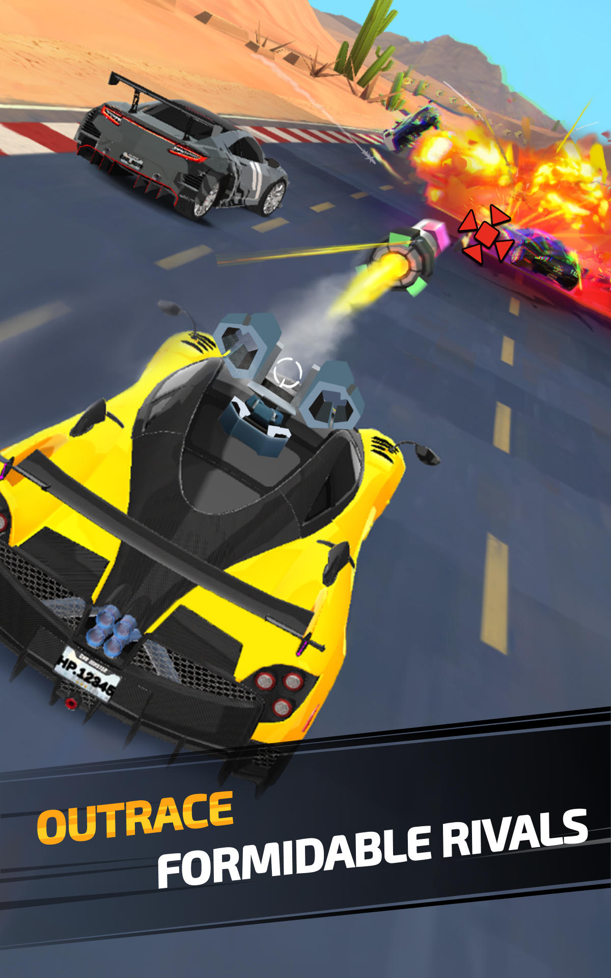 Racing Fury: Car Battle PvP ภาพหน้าจอเกม