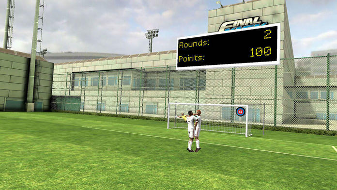 Final Kick VR - Virtual Reality free soccer game for Google Cardboard Game Screenshot