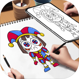 AR Draw Digital Chibi Circus