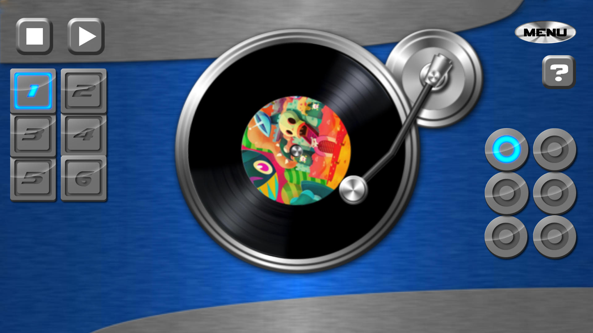 DJ Simulator Drum Bass Game Screenshot