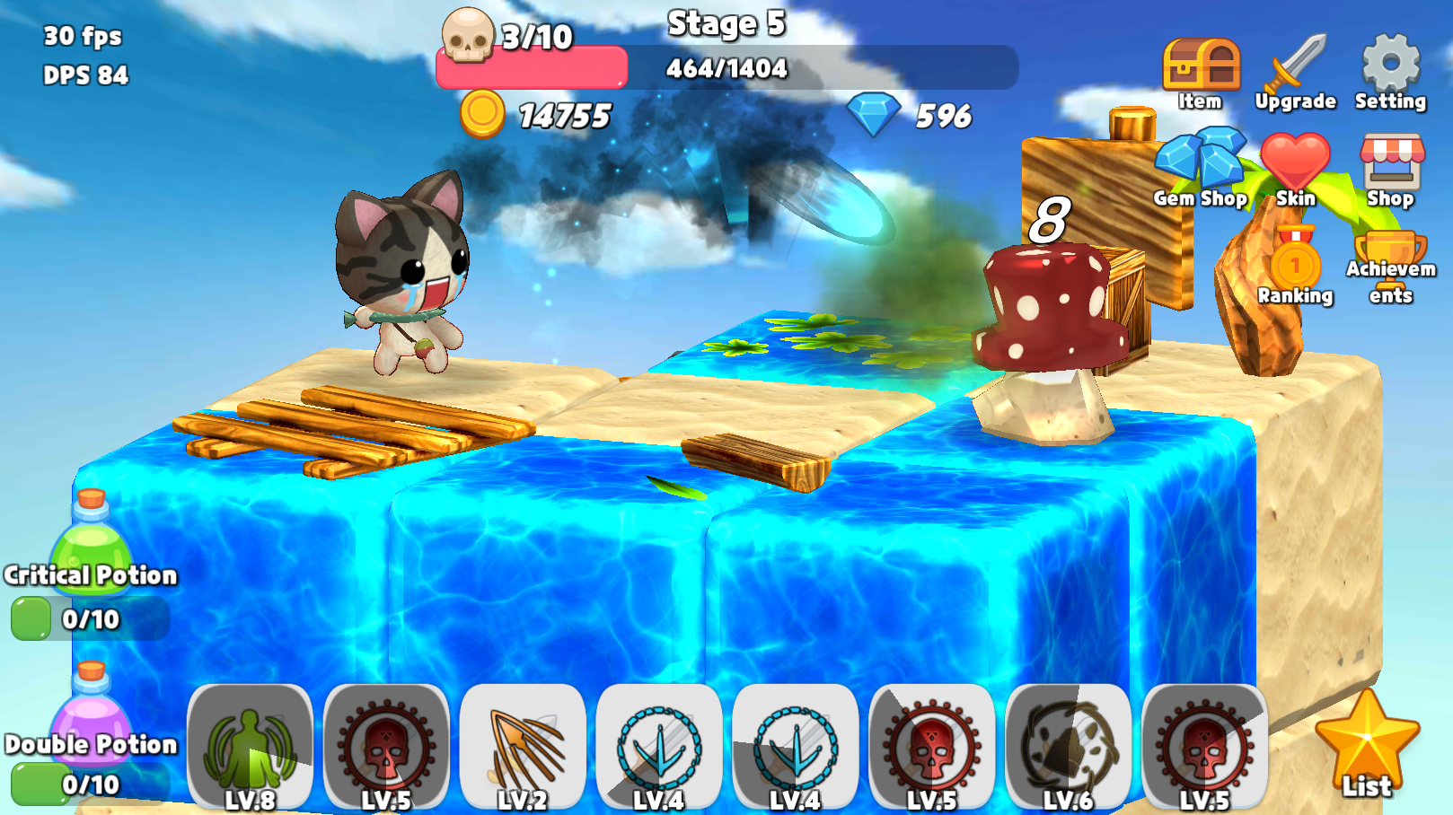 CAT ENERGY BLAST Offline AFK Game Screenshot