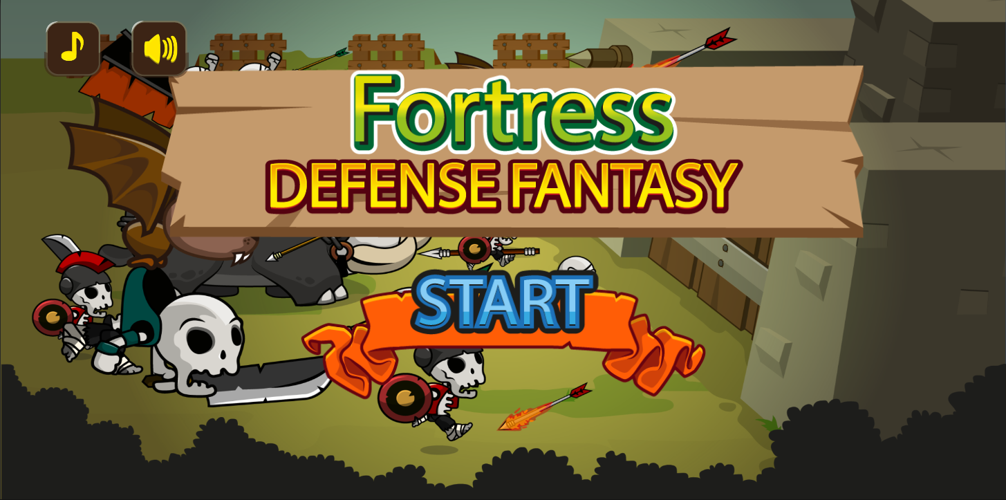 Fortress Defense Fantasy Game Screenshot