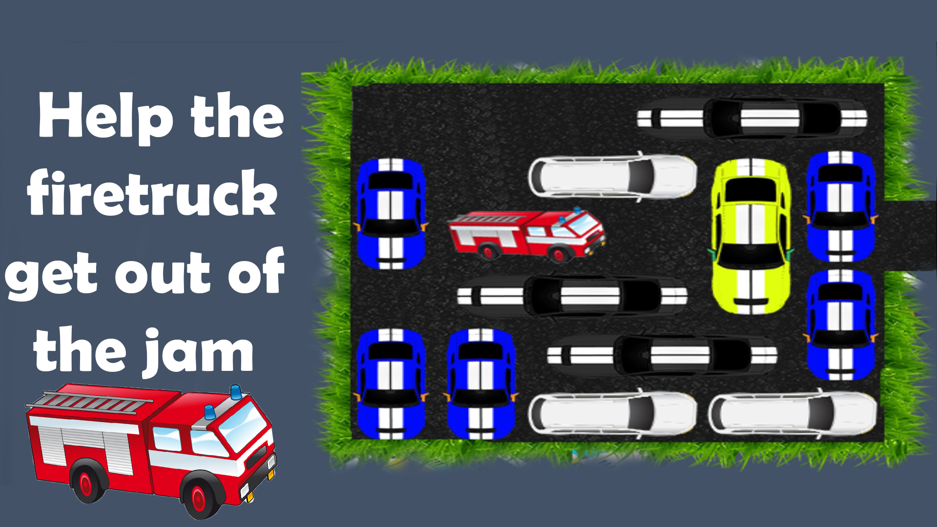 Parking Jam: Fire Vehicle Game Screenshot