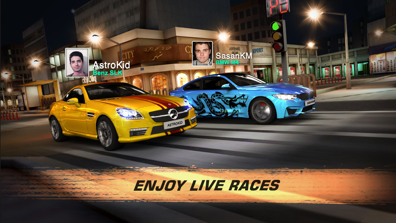 Screenshot of GT CL Drag Racing CSR Car Game