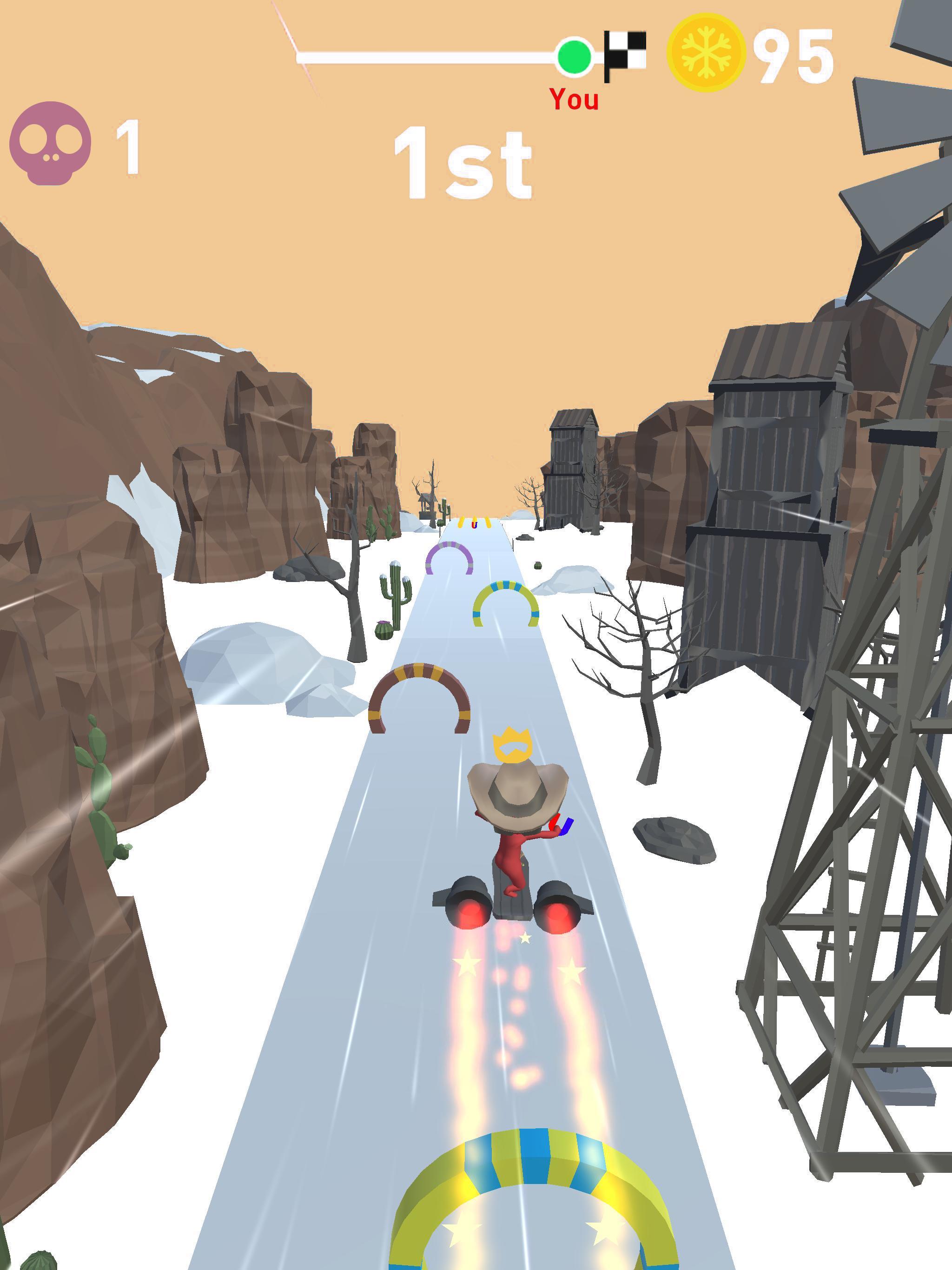 Snowboard Race 3D 게임 스크린 샷