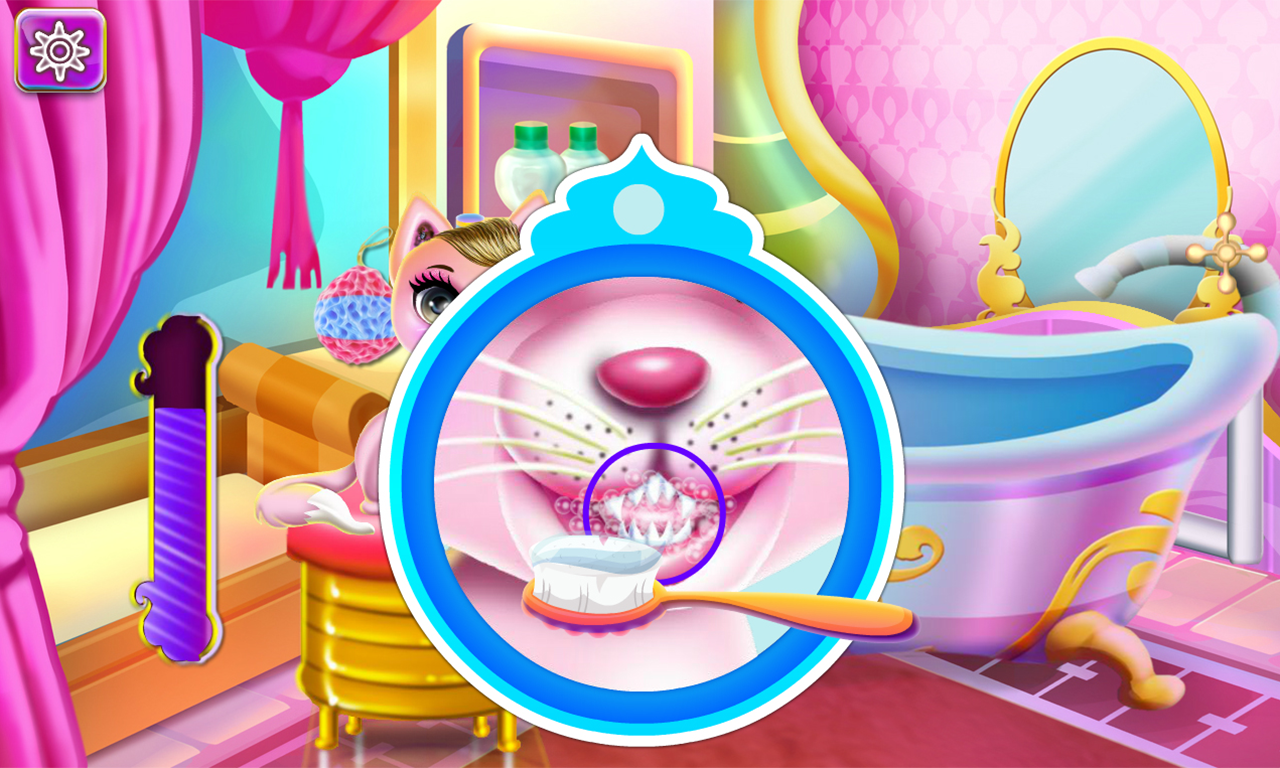 Princess Kim and Her Cute Kitty Cat Game Screenshot