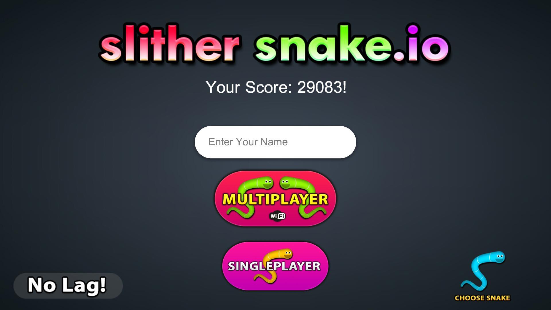 Slither Snake io Game Screenshot