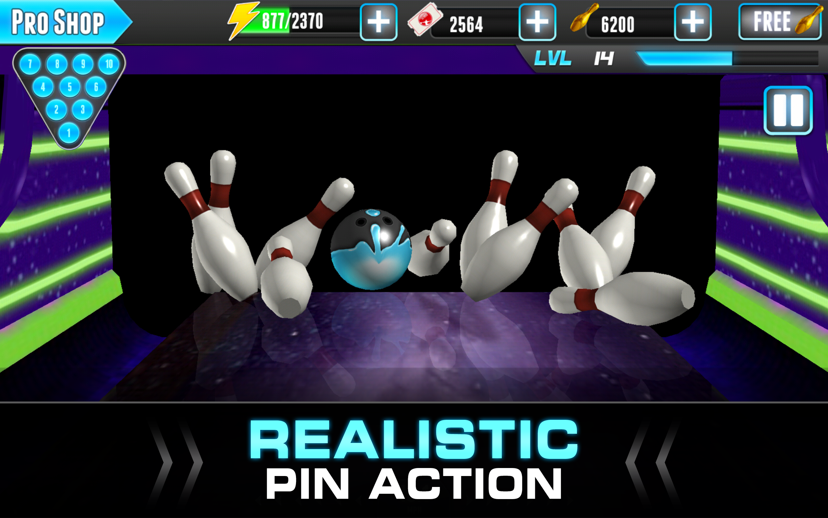 Cuplikan Layar Game PBA® Bowling Challenge
