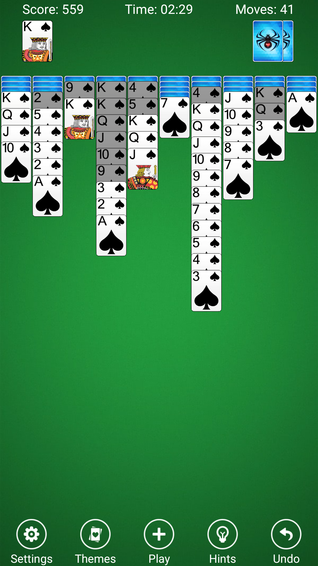 Screenshot 1 of ពីងពាង Solitaire 4.2.1.20210907