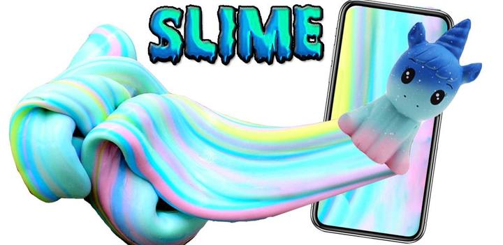 Banner of Slimes satisfy asmr. Make diy. Slime maker 9