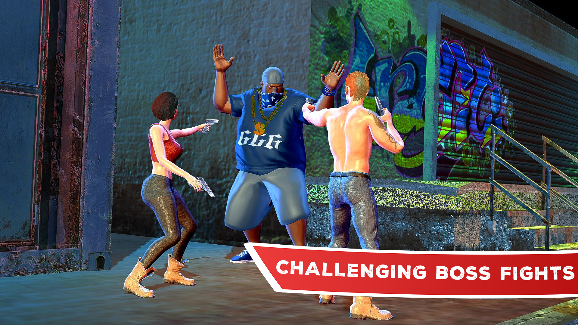 Revenge of Akuras City Fighter Game Screenshot