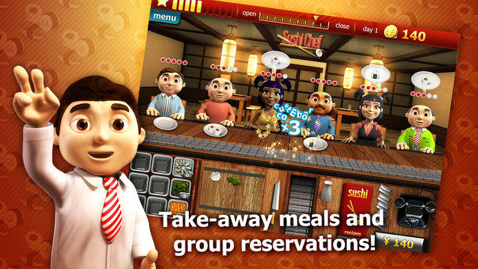 Youda Sushi Chef Premium 게임 스크린 샷