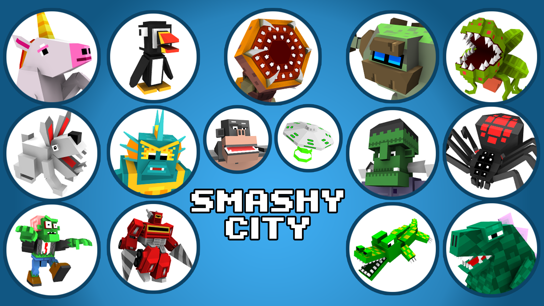 Smashy City - Monster Battles ゲームのスクリーンショット