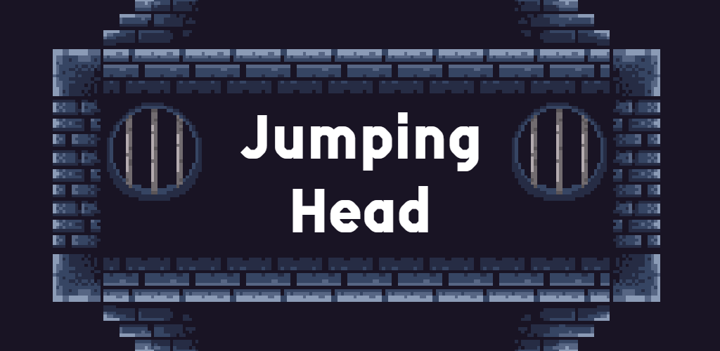 Screenshot of the video of Jumping Head: Pixel Game