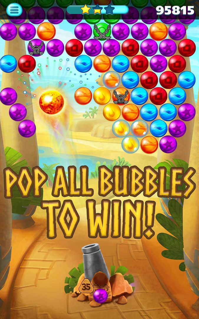 Egypt Pop Bubble Shooter screenshot game