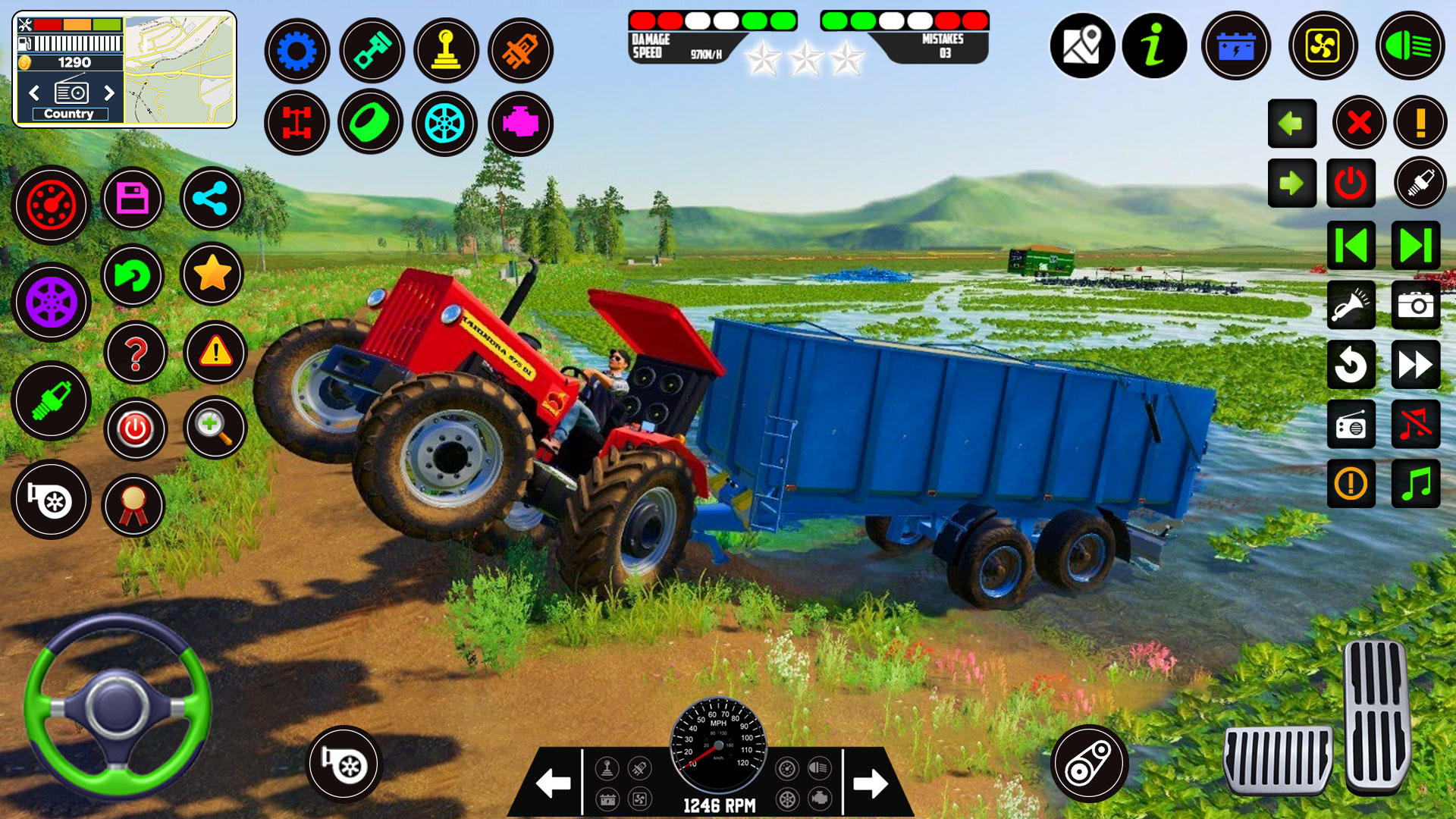 Screenshot of Indian Tractor Farming Games