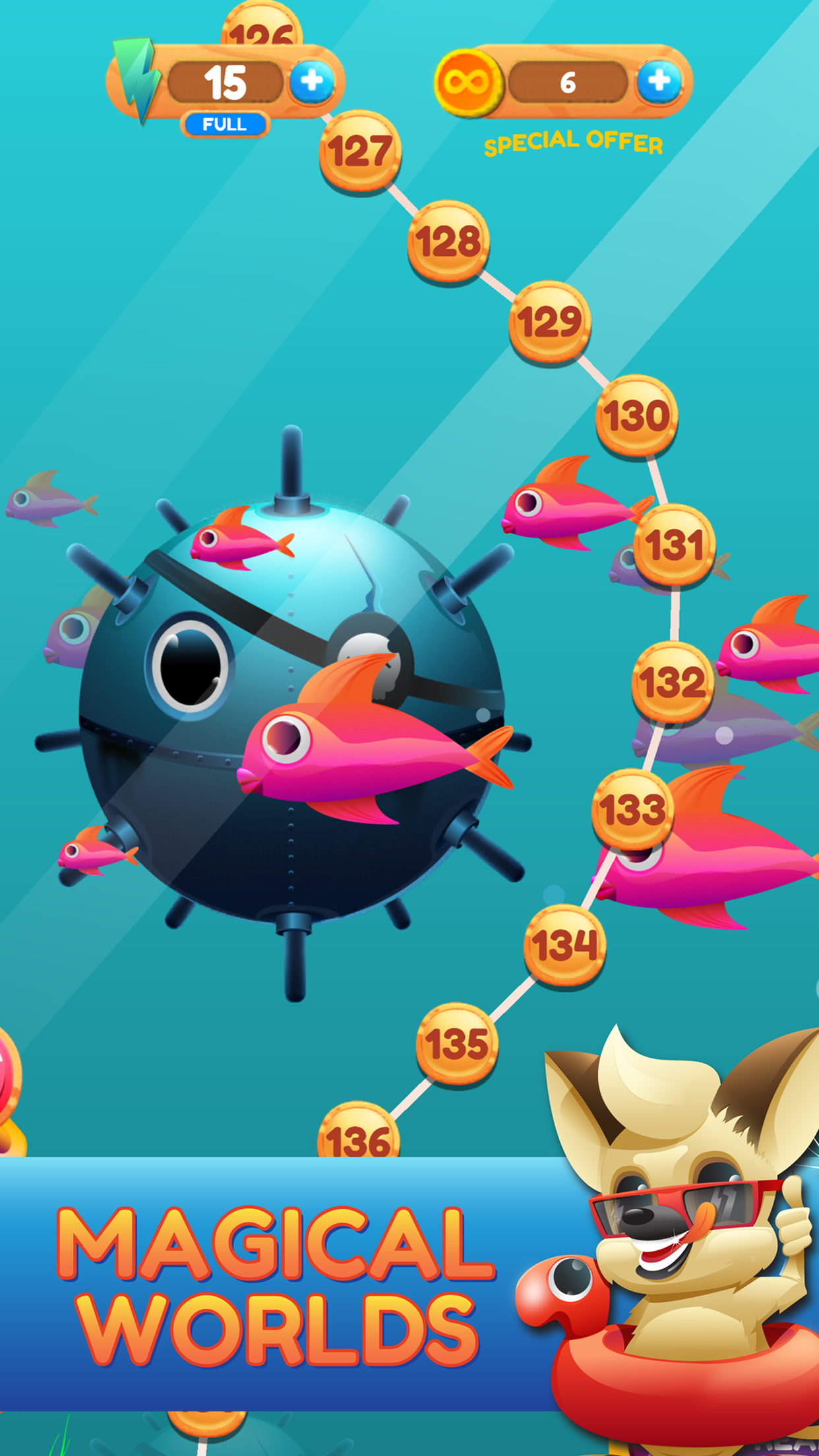Circle Sweep - Logic Puzzle! Game Screenshot