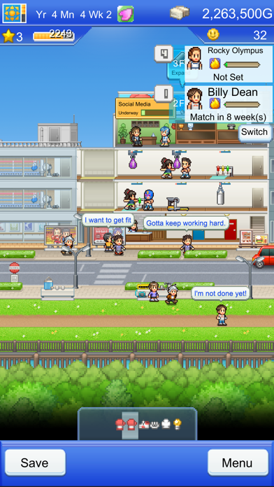 Screenshot of Boxing Gym Story