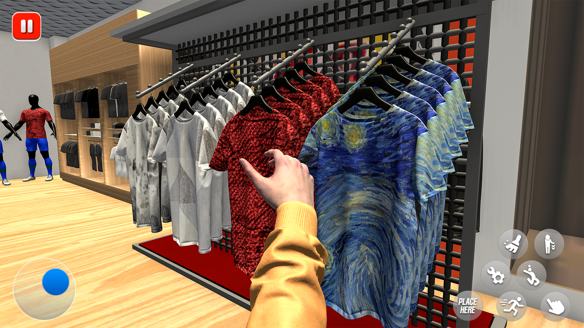 Captura de Tela do Jogo My Clothing Shop Simulator 3D