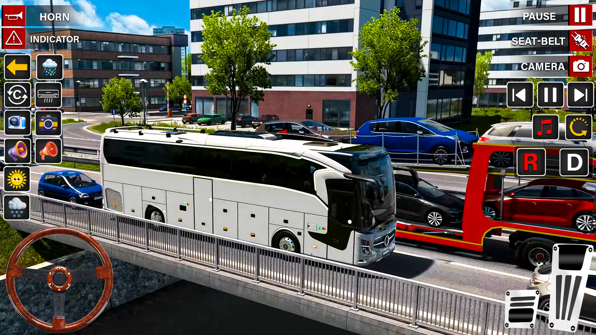 Bus Simulator Modern Bus Drive Game Screenshot